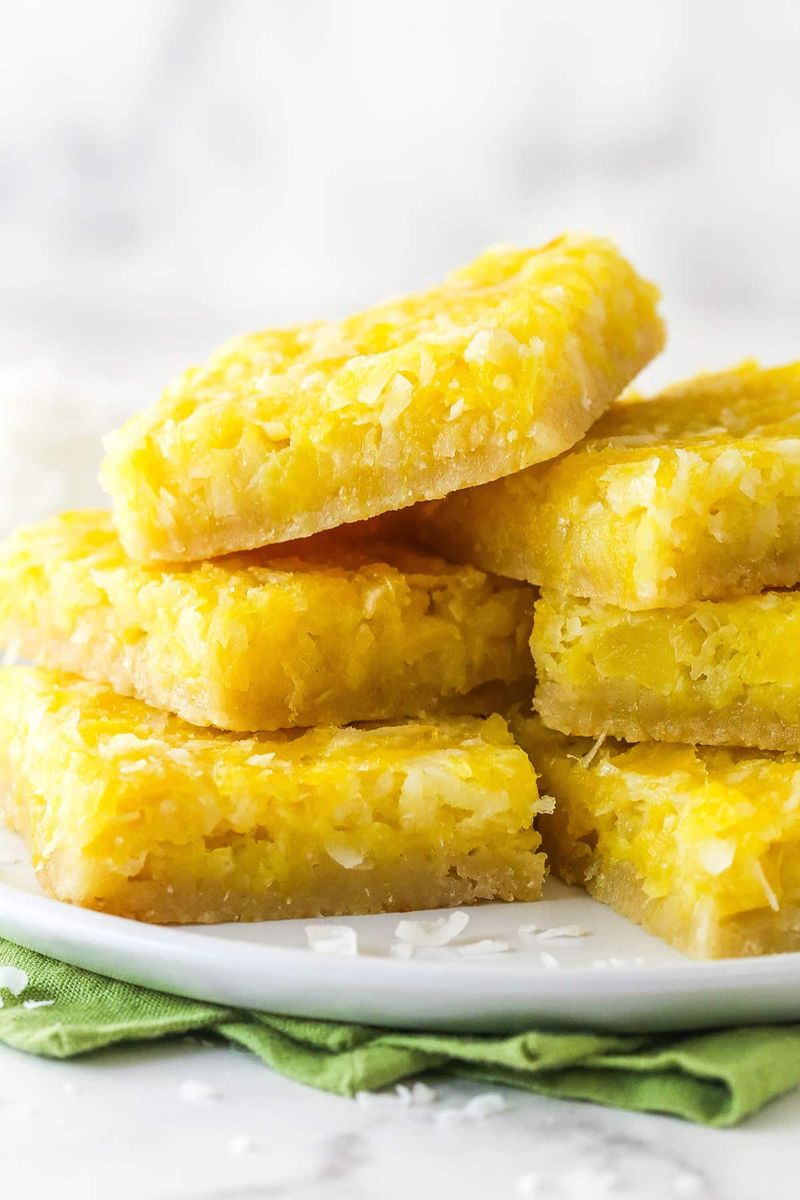 Pineapple Coconut Bars