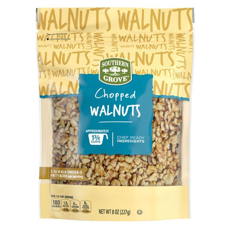 Southern Grove Chopped Walnuts