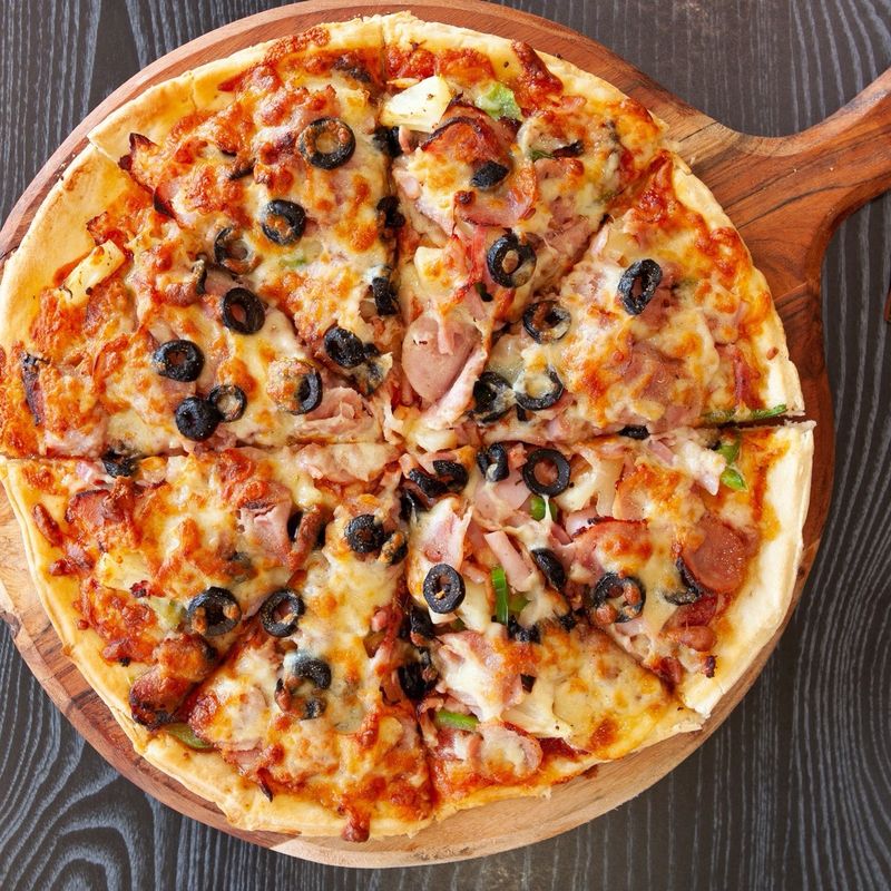 Overloaded Supreme Pizzas