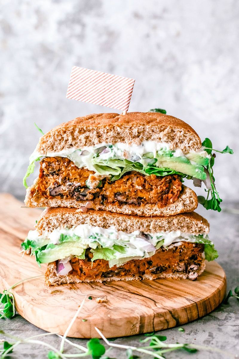Quinoa and Sweet Potato Burgers