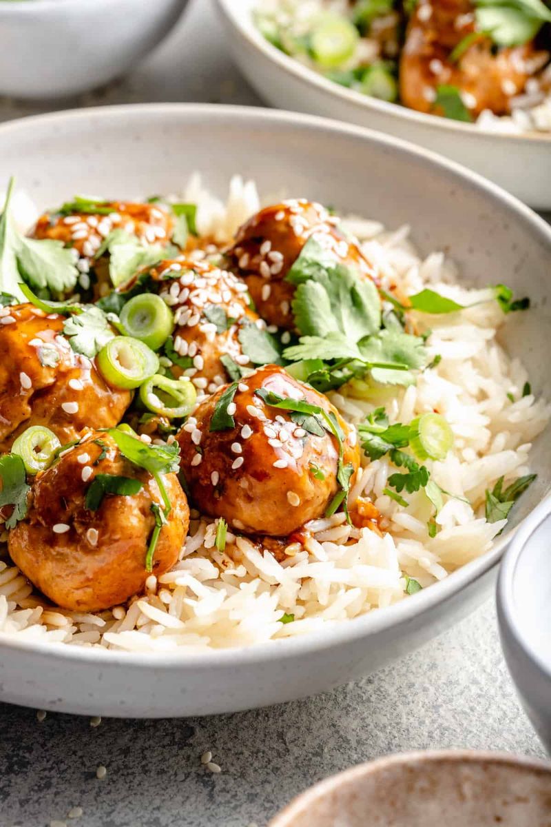 Sesame Chicken Meatballs