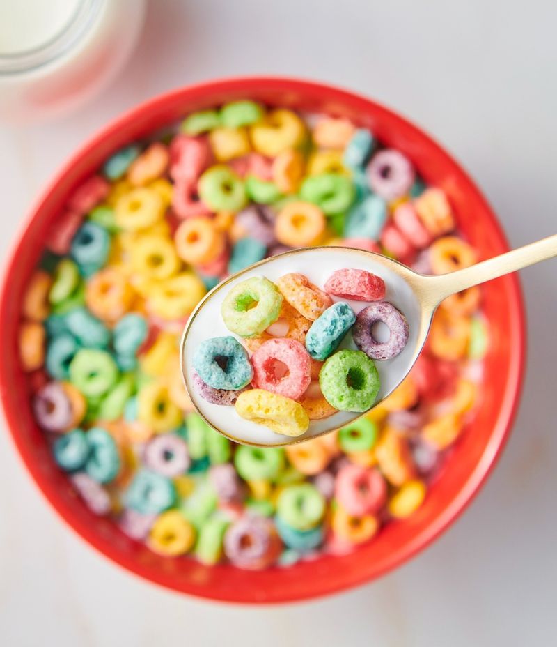 Froot Loops: Rainbow of Artificial Colors
