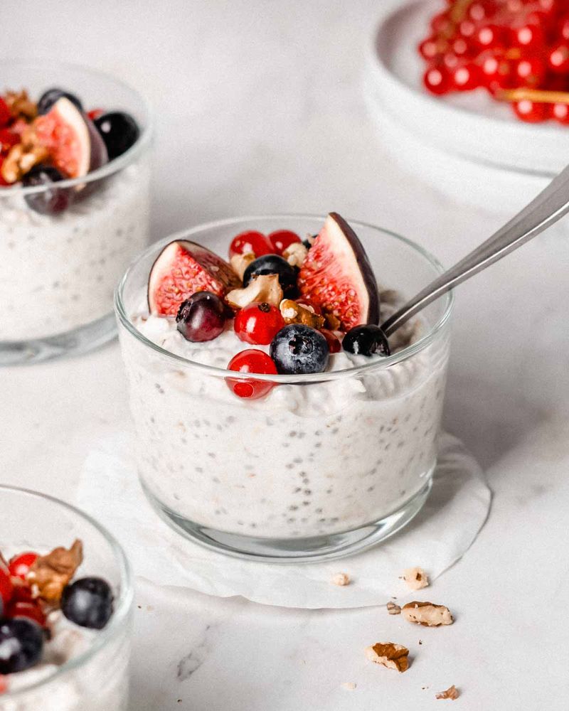 Make Overnight Oats with Kefir or Yogurt