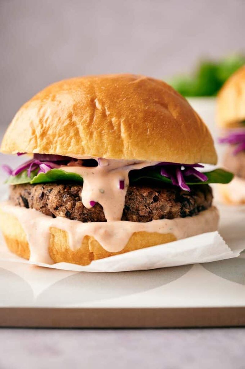 25 Minute Black Bean Burger