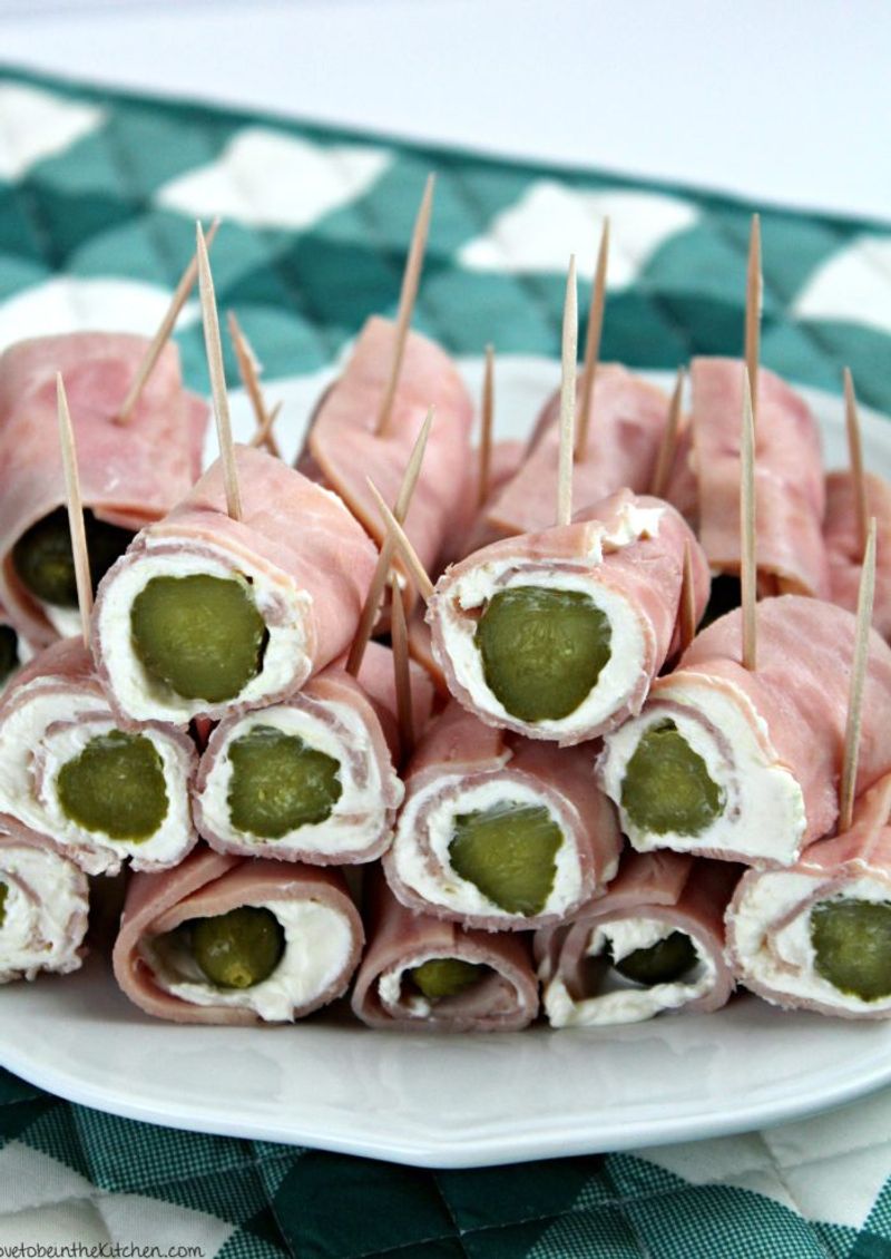 Cream Cheese Pickle Wraps