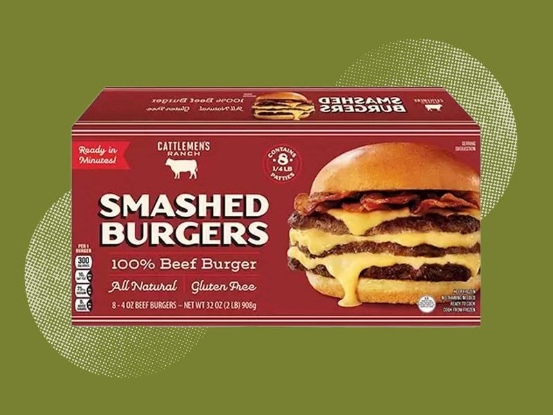 Aldi Cattlemen’s Ranch Seasoned Smashed Burgers