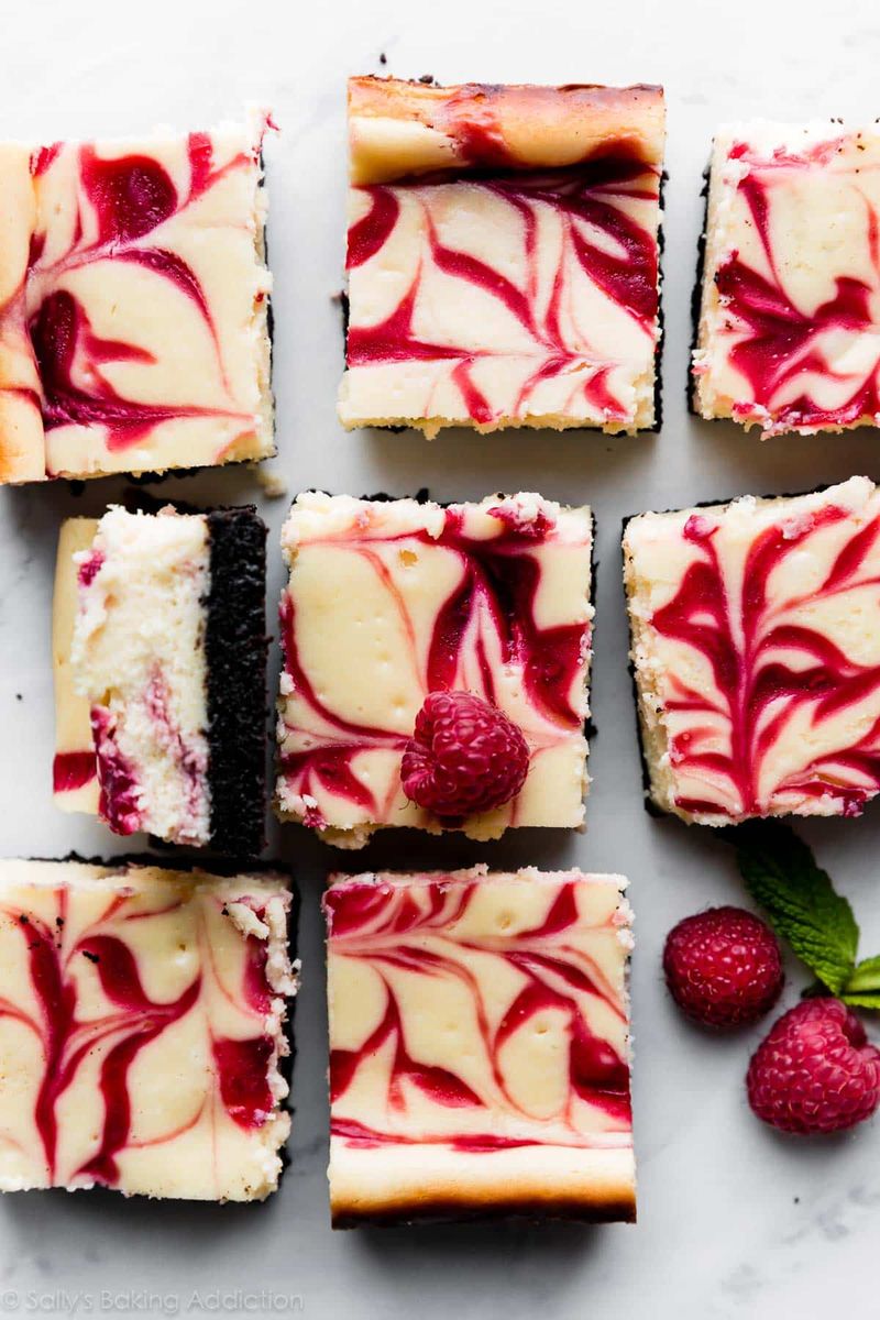 White Chocolate Raspberry Bars