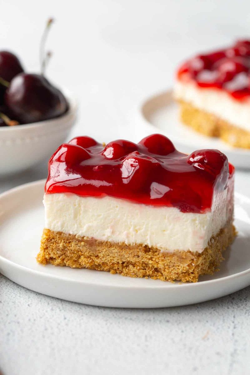 No-Bake Cherry Cheesecake