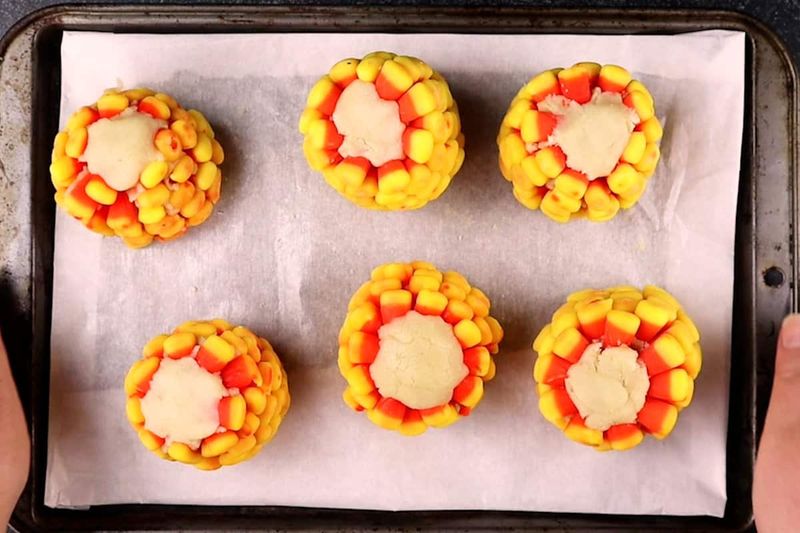 Candy Corn on the Cob