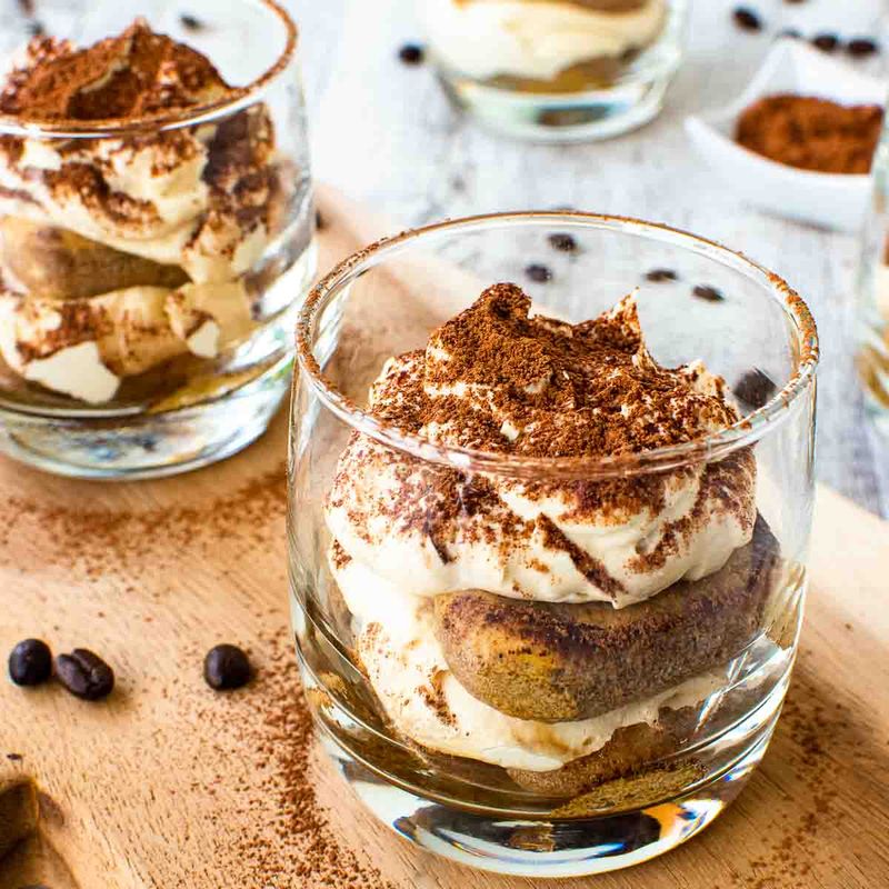 Tiramisu-Inspired Cake Cups