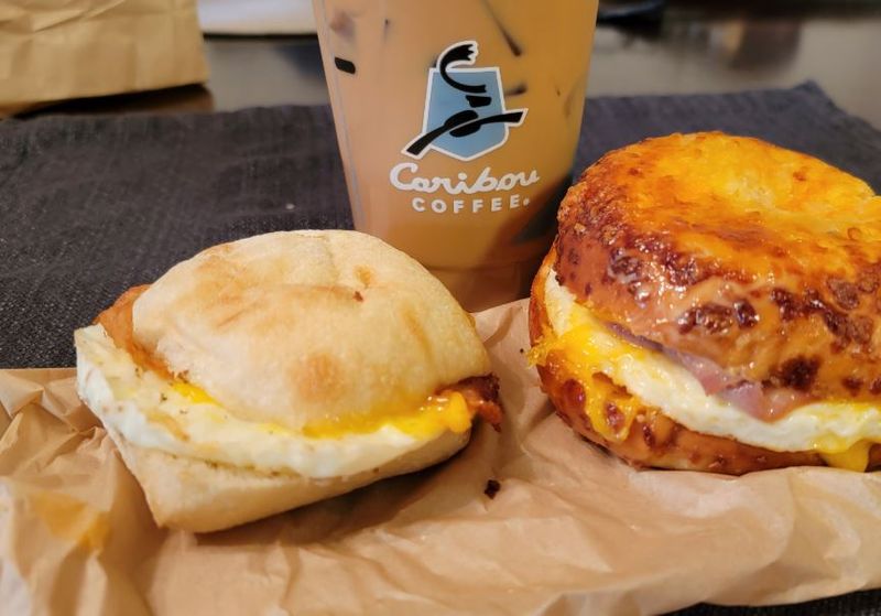 Caribou Coffee's Daybreaker Egg Sandwich