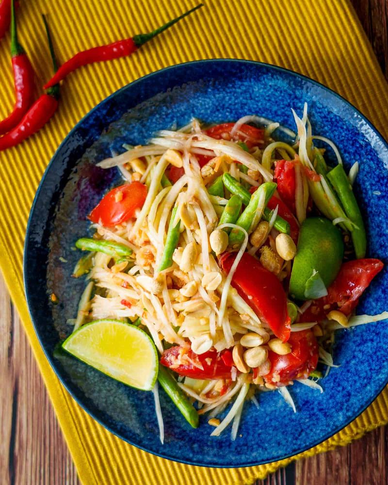Green Papaya Salad (Som Tam)