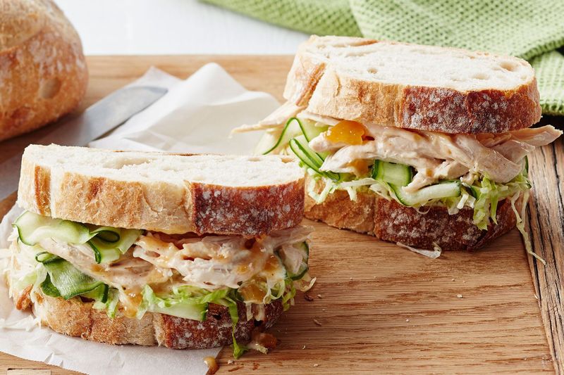 Chicken Cucumber Sandwich