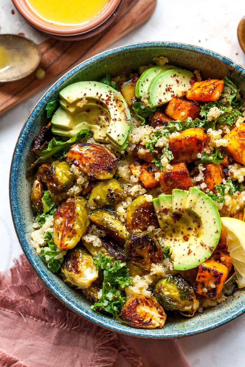 Quinoa Power Bowl with Grilled Vegetables
