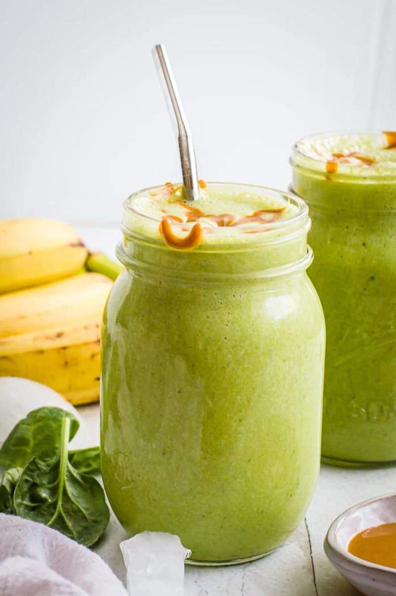 Spinach, Peanut Butter & Banana Smoothie