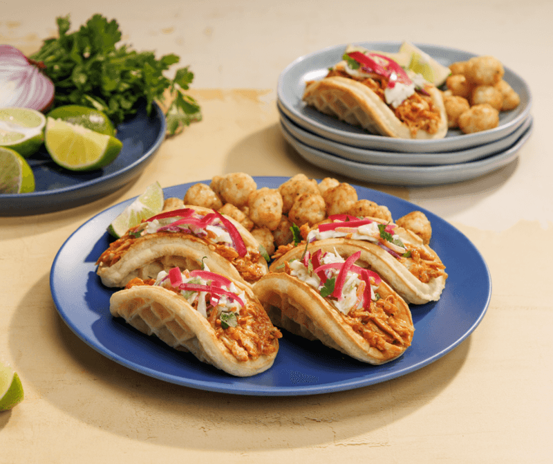 Chicken and Waffles Taco