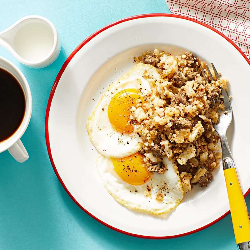 Breakfast Cauliflower Hash