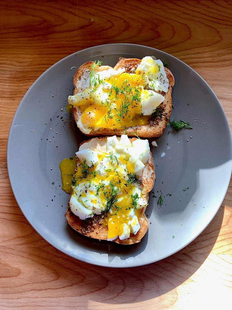 Avocado Toast with Poached Eggs
