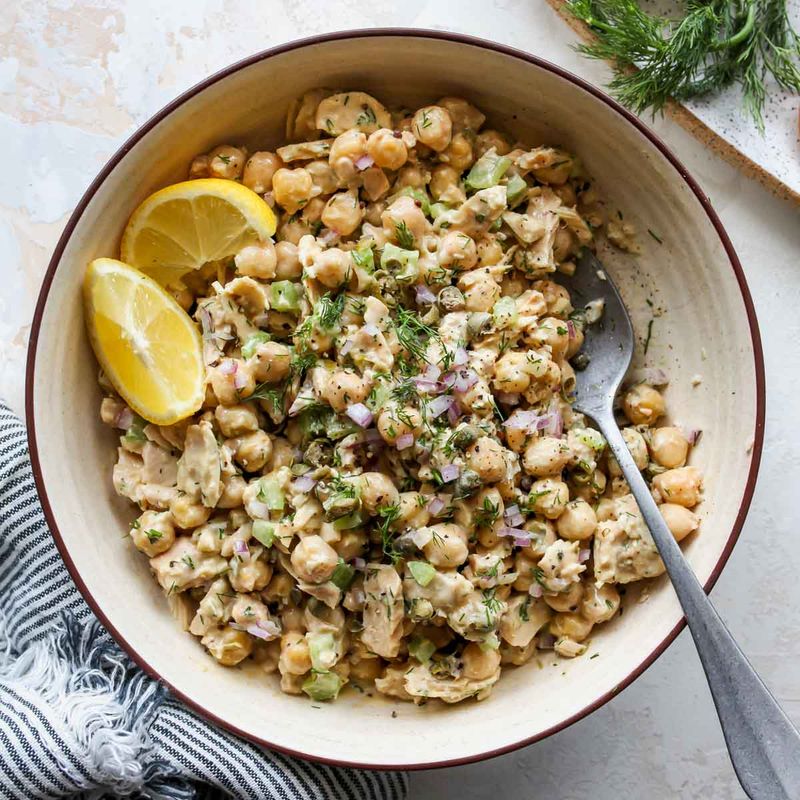 Chickpea Tuna Salad