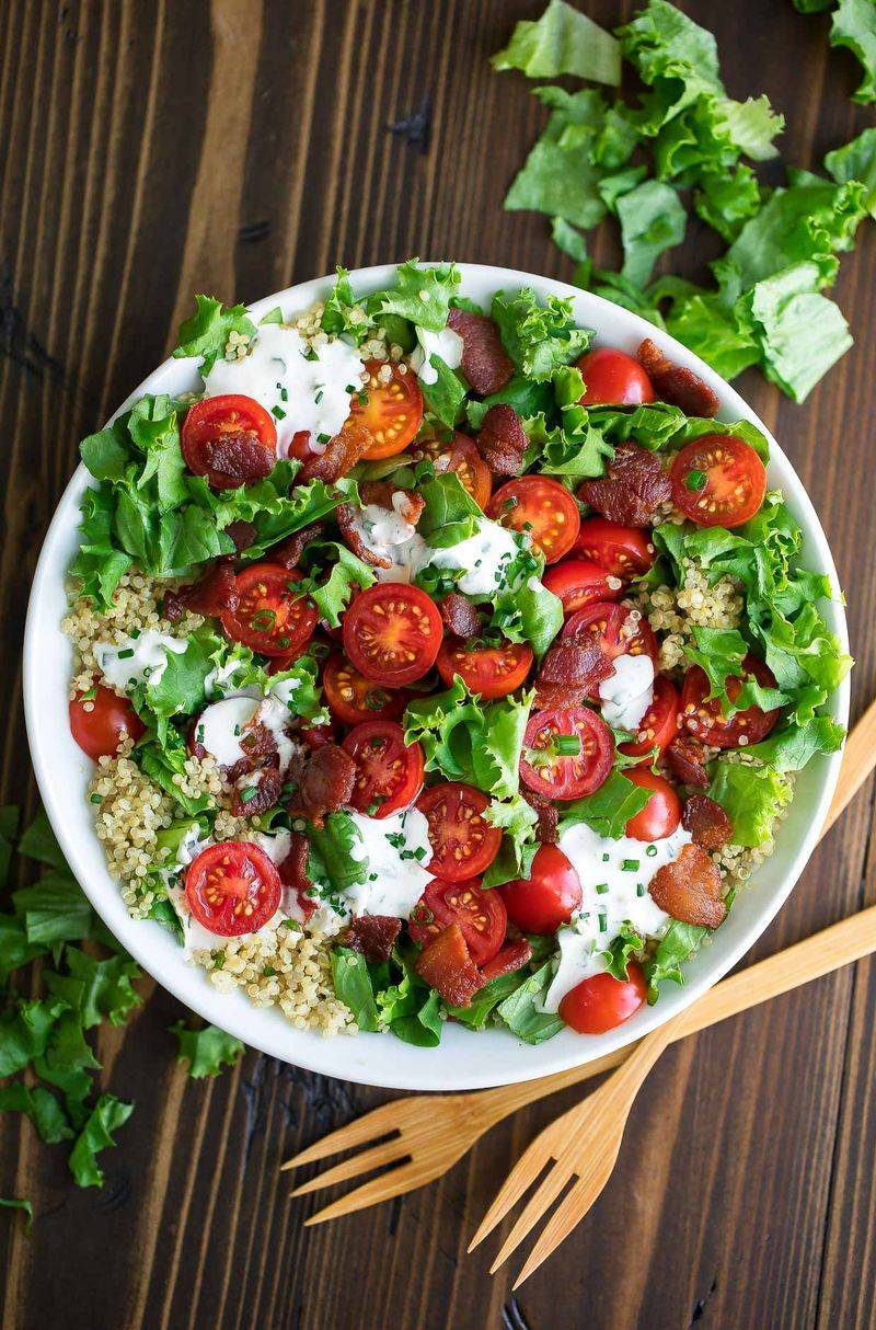 BLT Quinoa Bowls