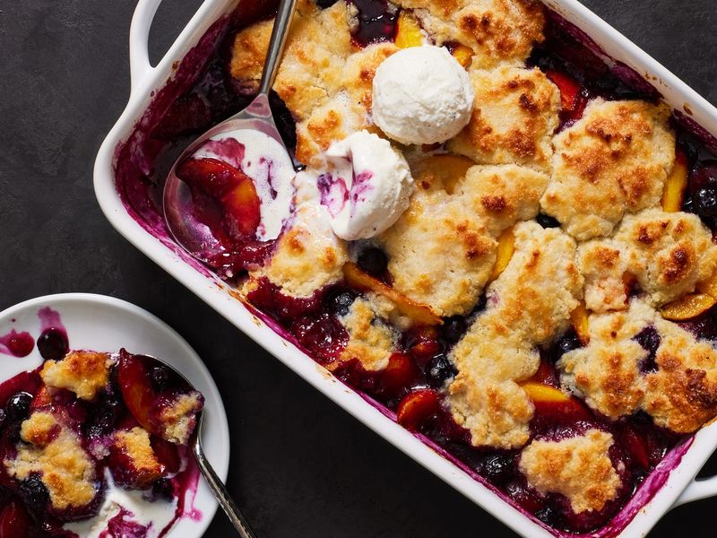 Blueberry Peach Cobbler