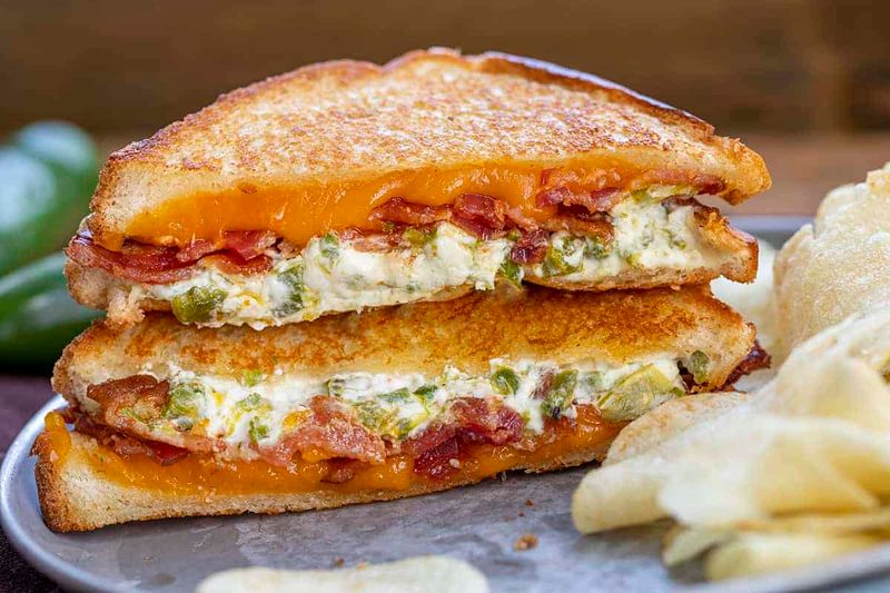 Jalapeño Popper Grilled Cheese