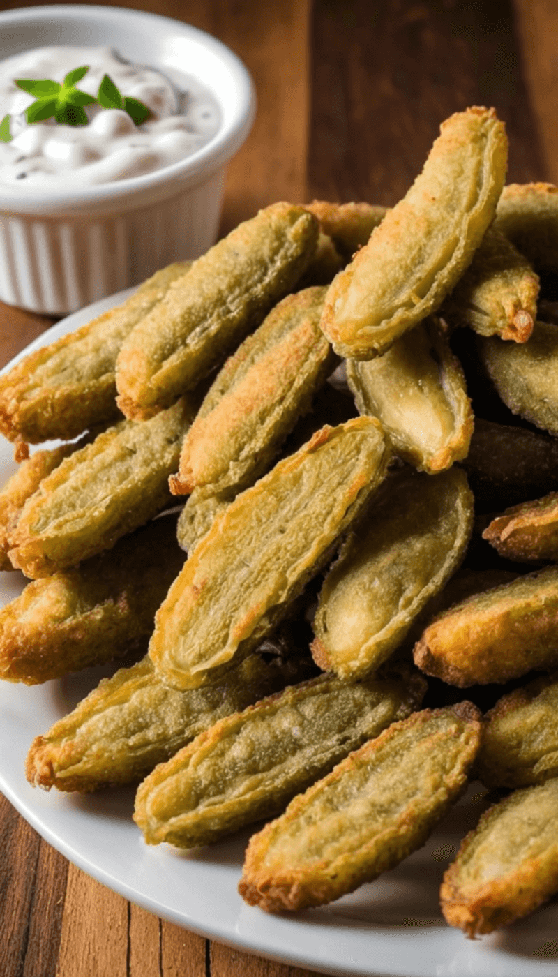 Fried Pickles on Anything