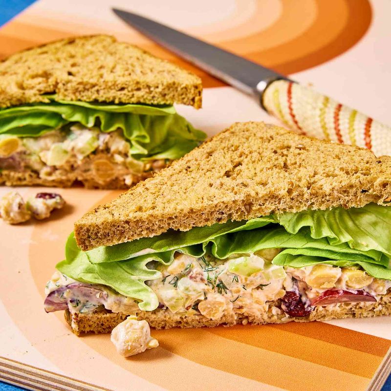 No-Chicken Salad Sandwich