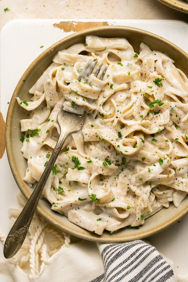 Cottage Cheese Alfredo