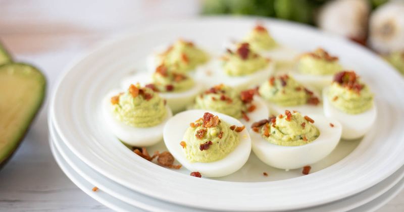 Avocado Deviled Eggs