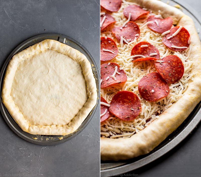 Crust-Stuffed with Processed Cheese