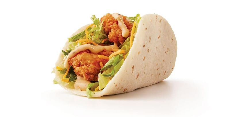 Taco John's Fried Chicken Taco