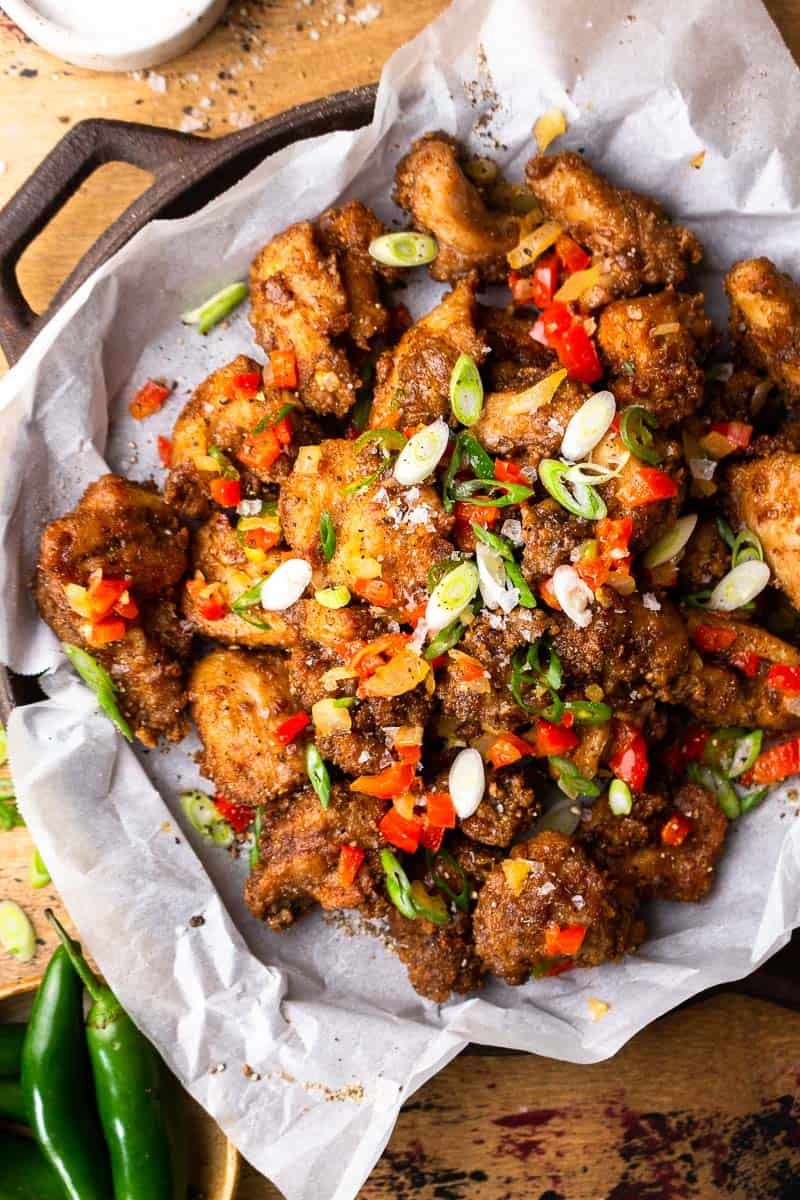 Salt and Pepper Chicken with Chinese Five Spice