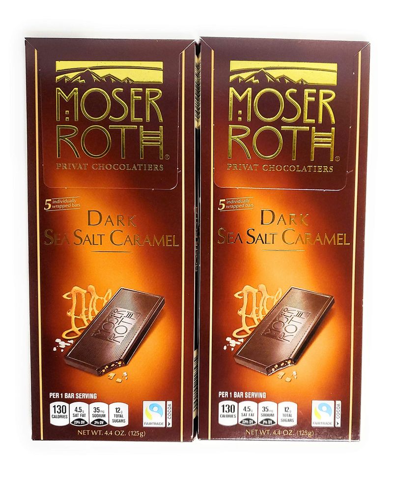 Moser Roth Dark Chocolate Sea Salt Caramels