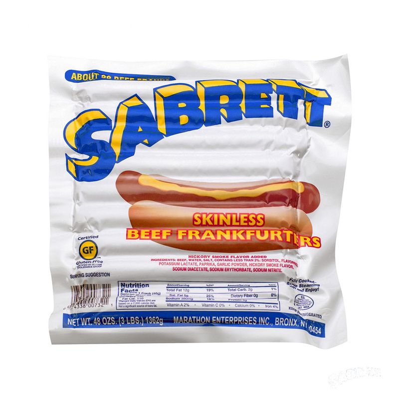 Sabrett Skinless Beef Frankfurters: NYC Street Cart Vibes