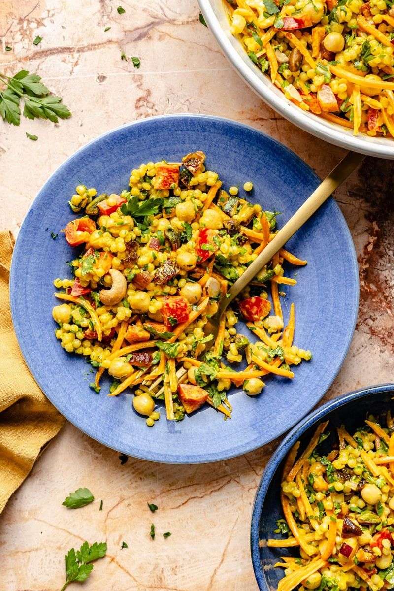 Curried Chickpea Pasta Salad