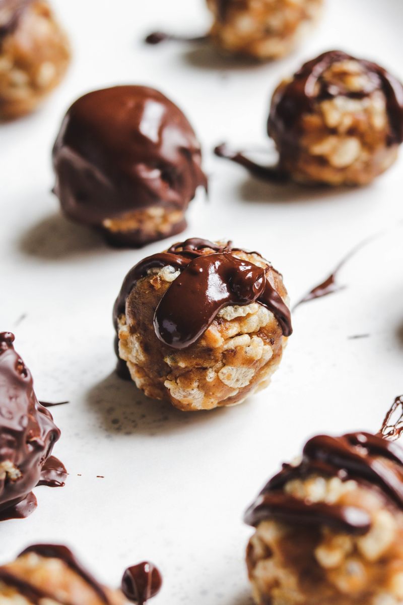 Peanut Butter Rice Crispy Balls