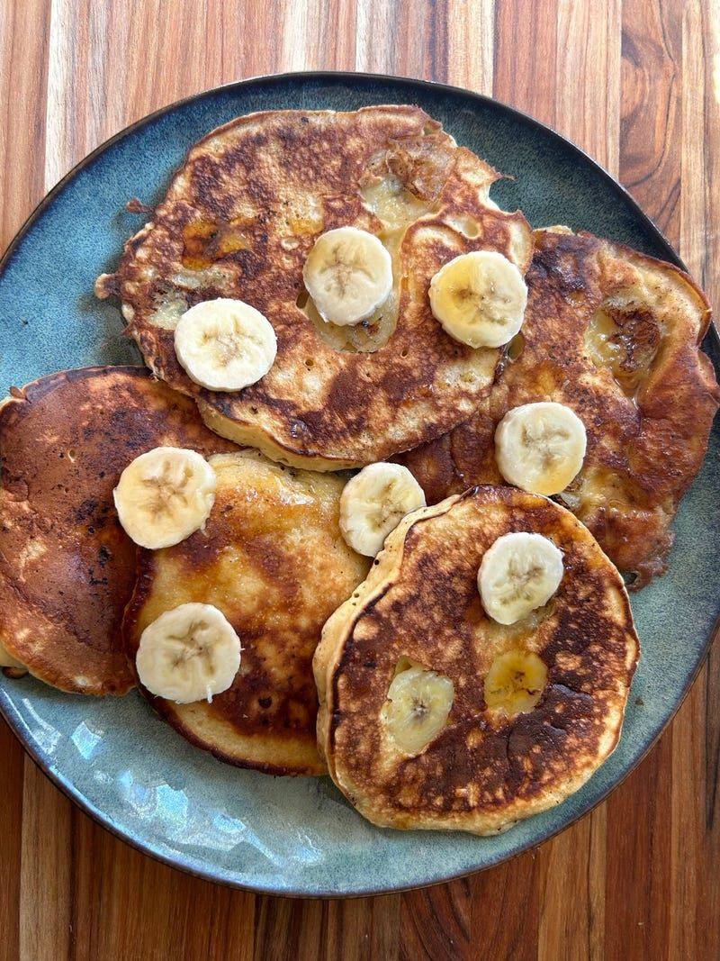 Banana Walnut Pancakes