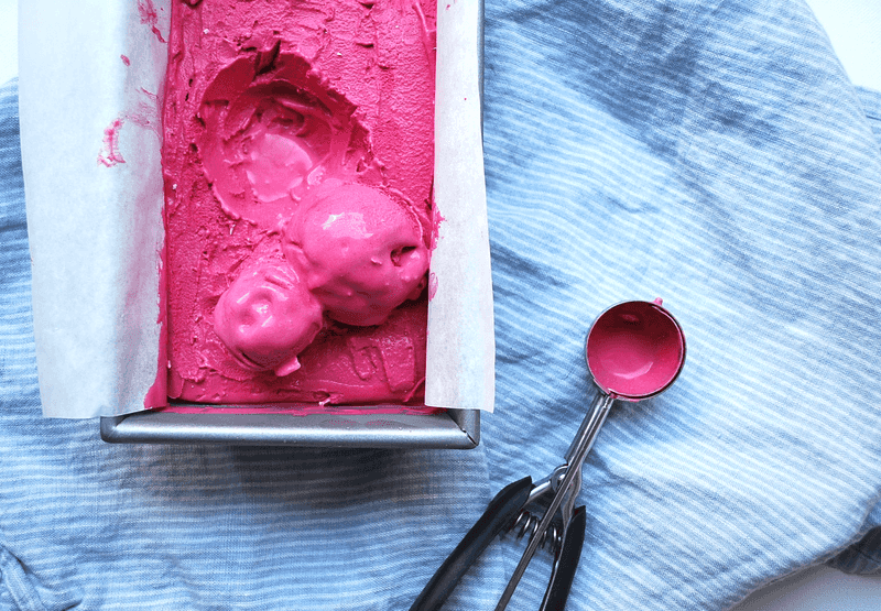 Beet Ice Cream or Sorbet