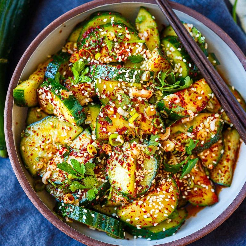 Spicy Korean Cucumber Salad