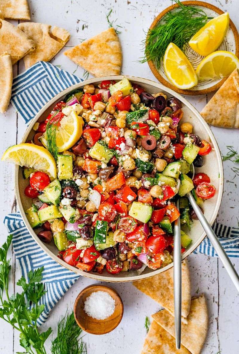 Greek Chickpea Salad