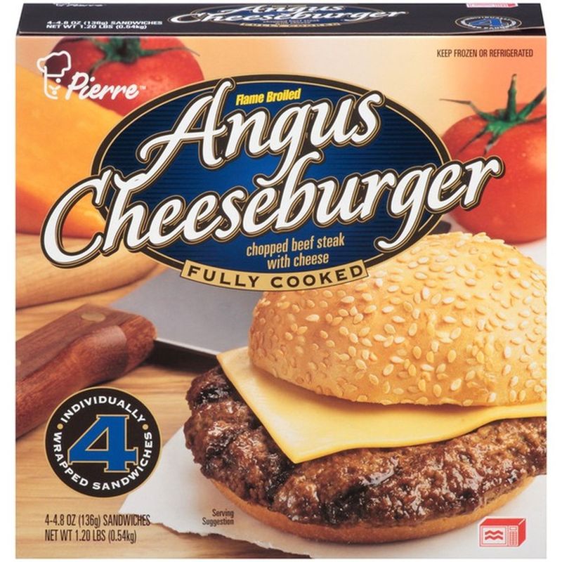 Pierre Signatures Angus Cheeseburgers: Heart Health Hazard