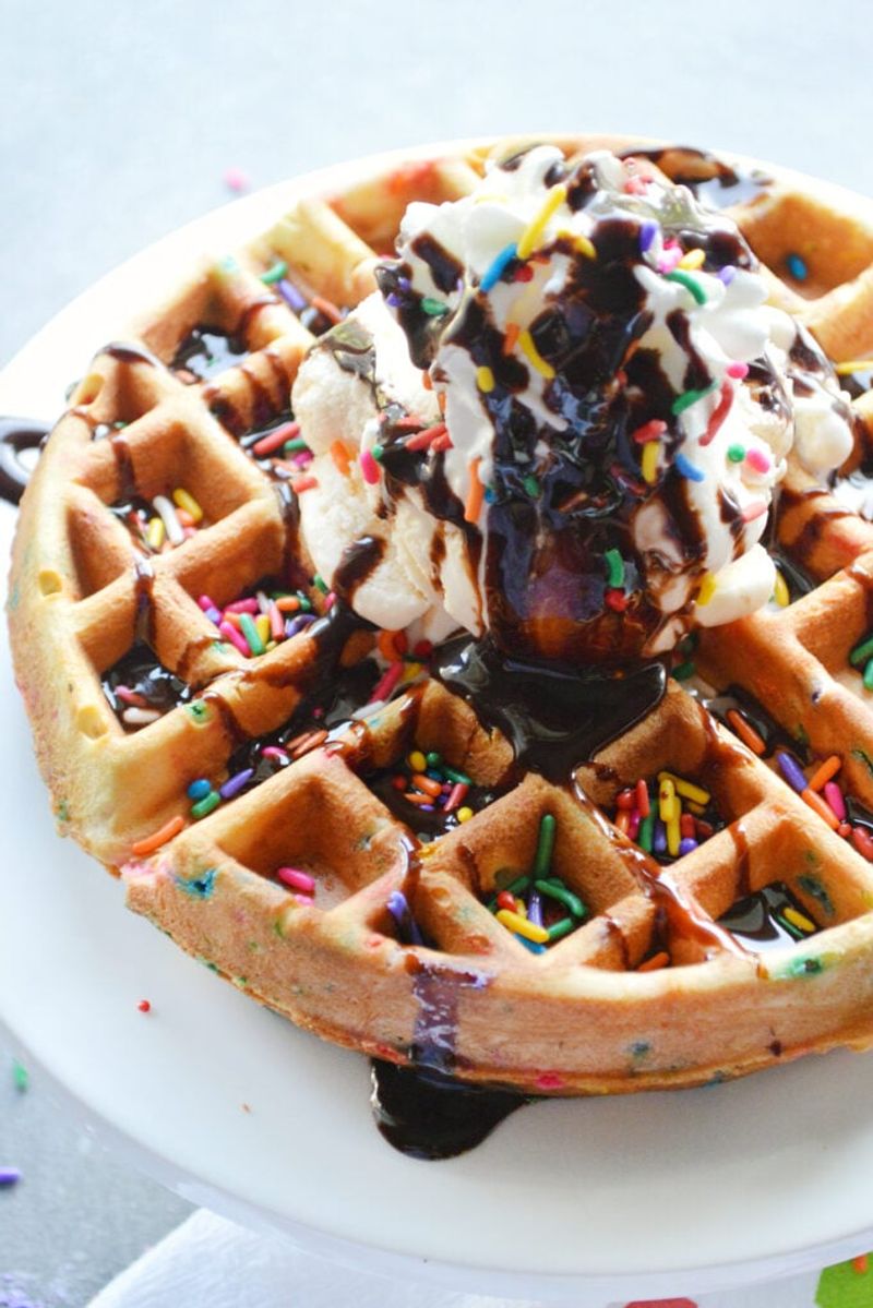 Cake Mix Dessert Waffles