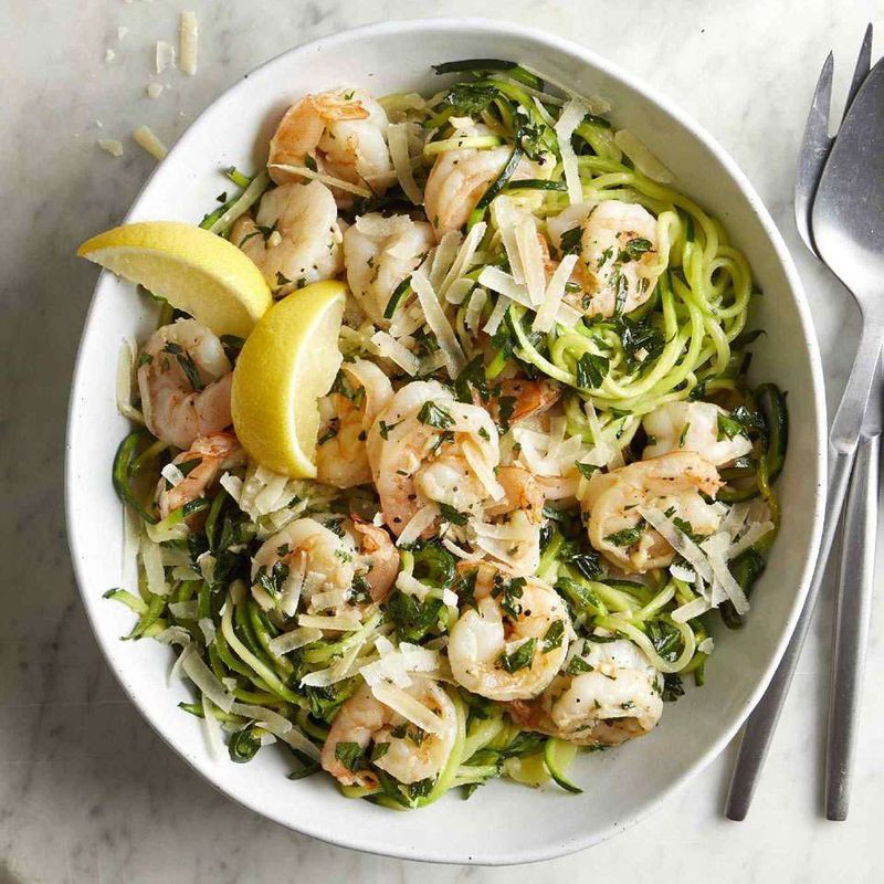 Shrimp Scampi with Zoodles
