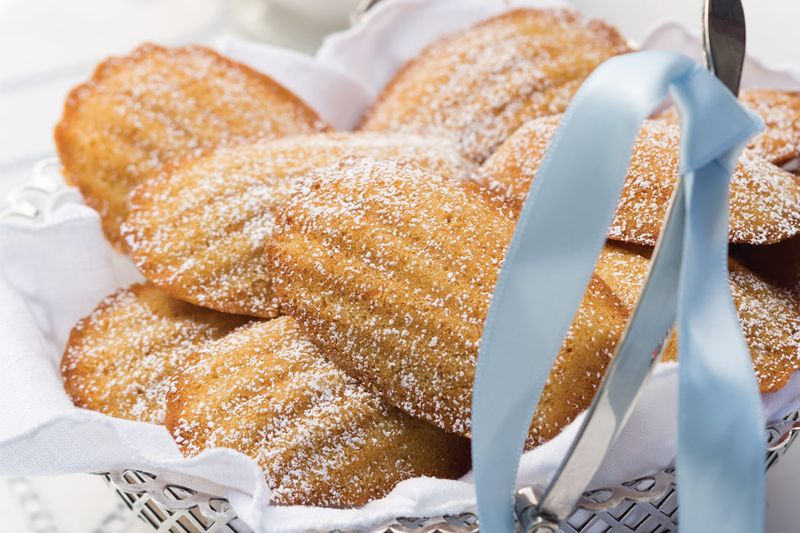 Orange Blossom Honey Madeleines