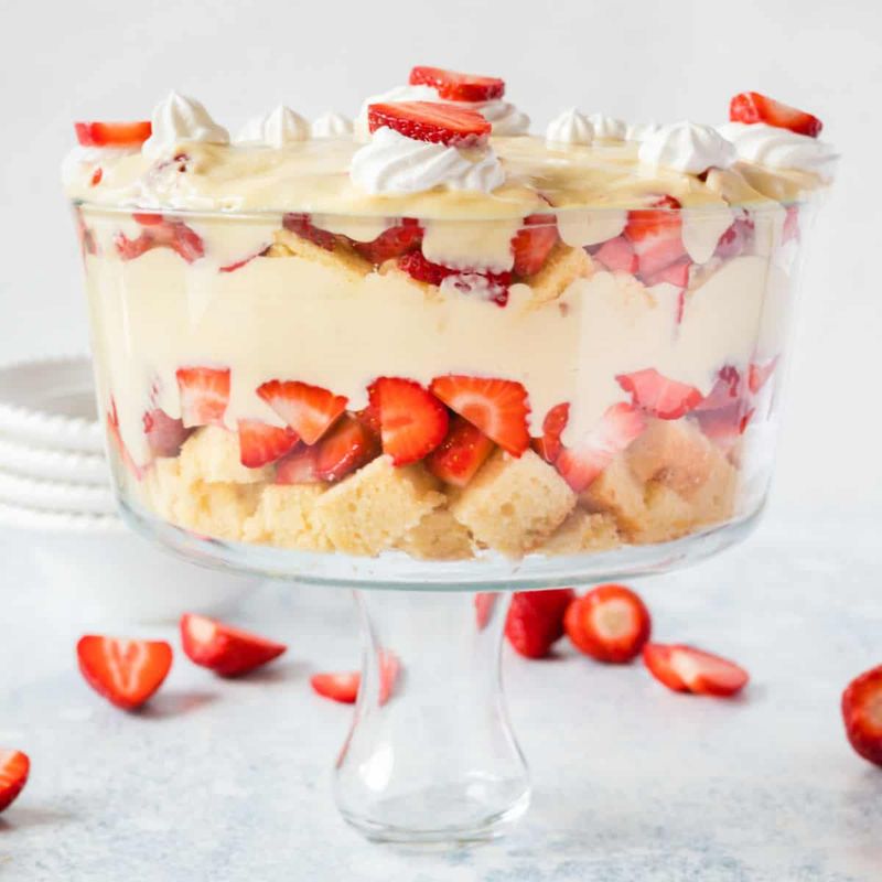 Strawberry Shortcake Trifle