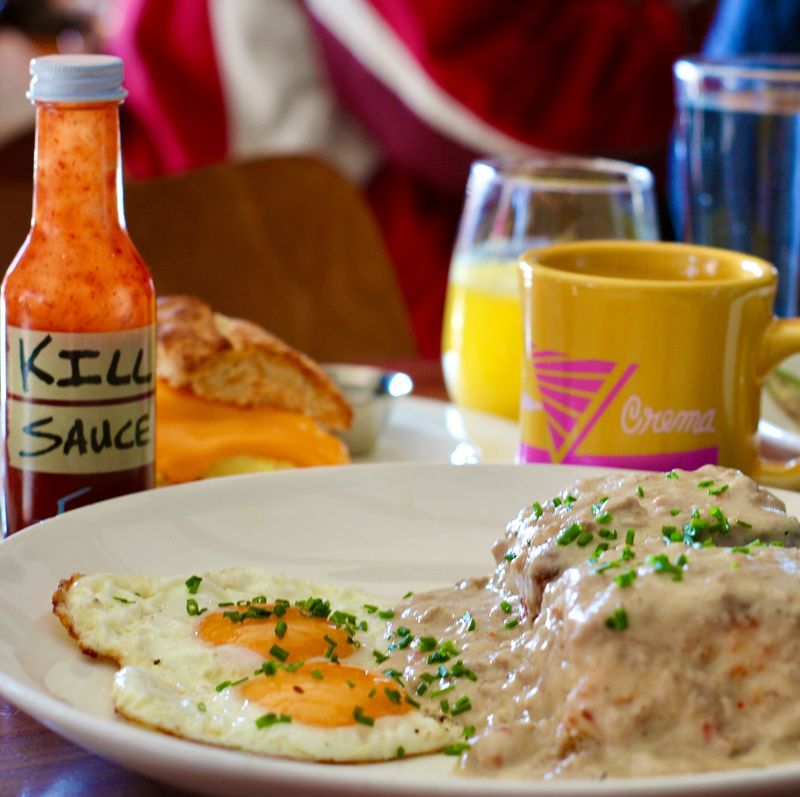 Denny's Biscuit & Gravy Breakfast