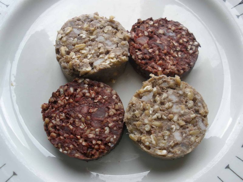 White and Black Pudding