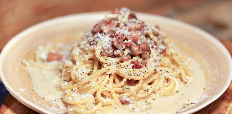 Crispy Bologna Carbonara