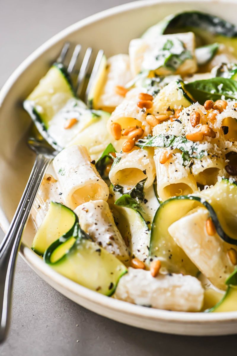 Zucchini Lemon Ricotta Pasta